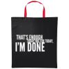 Varsity cotton shopper short handle Thumbnail